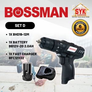 SYK Bossman Cordless Impact Drill BHD19-12M Power Tools Hammer Drill Cordless Drill Impact
