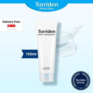 Torriden DIVE IN Low Molecular Hyaluronic Acid Foam Cleanser for Soothing Hydrating Bubble Face Wash for Daily Use 150ml