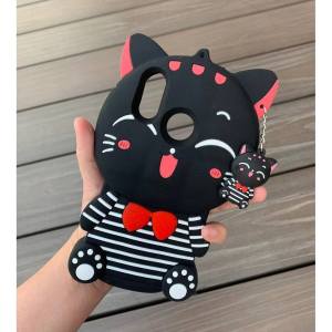 Lucky cat Cartoon silicon case Vivo Y15A Y15S Y01 Y30 Y50 Y53 Y71 Y81 Y91 Y93 Y95 Y91C Y1S V15 S1 Oppo A16K A11 A5 A9 A12e A3S A71 A83 F5 F7 F11 F11Pro