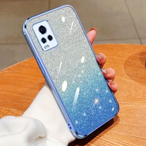 PROMO Case Vivo Y21 Y21s Y33s Y21e Y21t Y22t Luxury Gliter TPU Premium Silicon Plating Clear