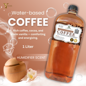 Coffee Scent 1L Water Based Essential Oil Fragrance for Humidifier Air Freshener & Linen Spray