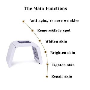 【COD】 PDT LED Masker Alat Perawatan Wajah Spa Face Terapi Sinar Lampu Masker Photon Therapy Untuk Alat facial Omega Peremajaan Kabut Hidrasi Dalam Kecantikan Masker Alat facial wajah Light 4 Warna Hidrasi Peremajaan Kulit Pemutih