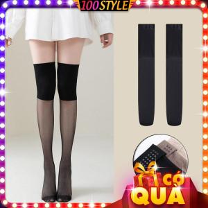 Tất Da Trong Suốt Đệm Gối Chống Gió Thon Chân Lily - 100style