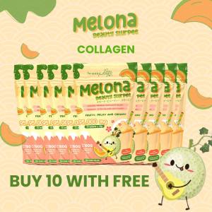 Melonia Beauty Drinks  Melon Flavor/ Powder Drink Bundle 10