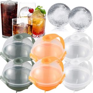 5PCS Ice Cubes Molds Creative Round Ice Cubes Makers Reusable Ice Cream Blocks Molds Tools Kitchen DIY Cold Drink Accessories