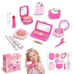 Kids Pretend Play Makeup Toy Safe and NonFunctional Creative RolePlaying Cosmetic Set For Little Girl Birthday Party