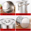 Stainless Steel Set Stock Pot/ Periuk Sup 30cm*30cm  20Liter. 