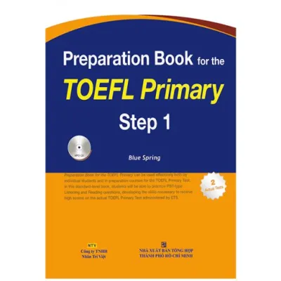 Combo 5 cuốn TOEFL Primary Step 1 (Sách đen trắng)