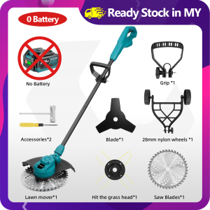 🔥3 Days Delivery🔥10 Inch Brushless Electric Lawn Mower Grass Cordless Trimmer Garden Trimmer Power Tool For Makita 18V Battery