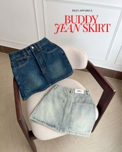 Riley.apparels - Buddy Jean Skirt กระโปรงยีนส์สั้น