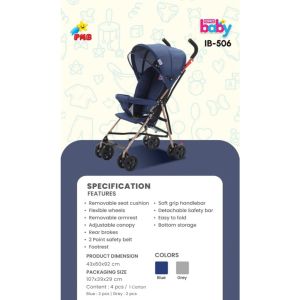 KERETA BABY PMB IB-506 IB506 STROLLER PMB IB-506 IB506 - GOWES LAJU