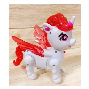 GBABY My Unicorn Pegasus Lovely Pony - Cute Walking Action Figures Rainbow Gift For Kids Girl Mainan Cartoon Birthday Party Dancing Toys Funny Educational Musical Dance Sound With LED Sound Animal