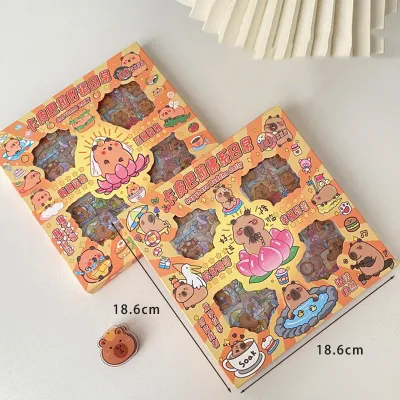 สติกเกอร์น่ารักสติกเกอร์กันน้ำ Kuromi Cinnamoroll รูปทำนอง100แผ่น/กล่อง