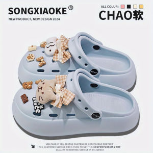 [Free Shipping] New Style WomenS Summer Versatile Nis Clogs With Thick Soles For Height Increase Lightweight And Comfortable For Students