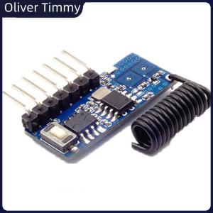 [Oliver Timmy] ตัวรับสัญญาณ RF 433MHz 1ชิ้นโมดูลถอดรหัสการเรียนรู้4ช่องสำหรับการเข้ารหัส1527