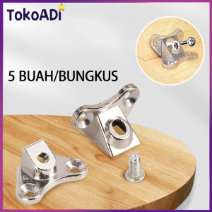 5PCS Aluminium Alloy Butterfly Konektor Sudut L Pengencang Sekrup Dapat Dilepas