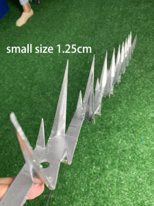 LABOT Middle-1.25meter stainless steel Galvanized large metal anti climb wall roof spikes Villa Yard fence