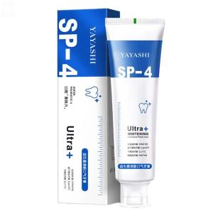 120g SP-4 Probiotic Whitening Shark Toothpaste Teeth Whitening Toothpaste Oral Care Toothpaste Gingival Protection Fresh Breath Prevents Plaque Breath Fresh Anti-Yellow Anti-Bad Breath Men Women