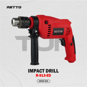 Mesin Bor 13mm Mesin Bor Impact Drill Listrik Bor beton Bor besi Bor serba guna merk R-913 RE RETTO