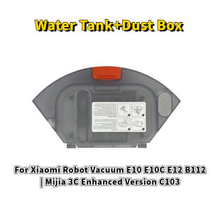 2-in-1 Water Tank Dust for Xiaomi Robot Vacuum E10 E10C E12 B112 Mijia 3C Enhanced Version C103 Robot Vacuum Cleaner Parts Accessories