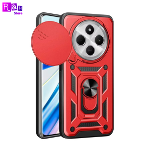 PROMO Case Xiaomi Redmi A3 Pro Military Slide Camera Ring Magnetic + GRATIS TG 9D BLUE LIGHT SPY
