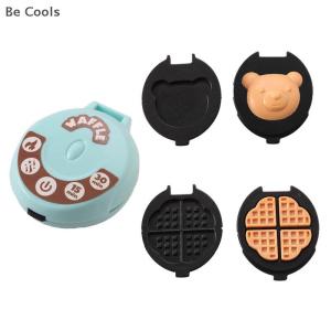 💟【Special price】💟Be Cools 1:12 Mini Waffle Toaster Set Miniature Food Model Toys Scene Props Dollhouse Kitchen DIY Accessories
