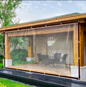 BUILDERS transparent thickened PE waterproof tarpaulin outdoor rainproof and windproof tarpaulin 3m x 6m home factory garden rainproof tarpaulin truck tarpaulin with rope hook