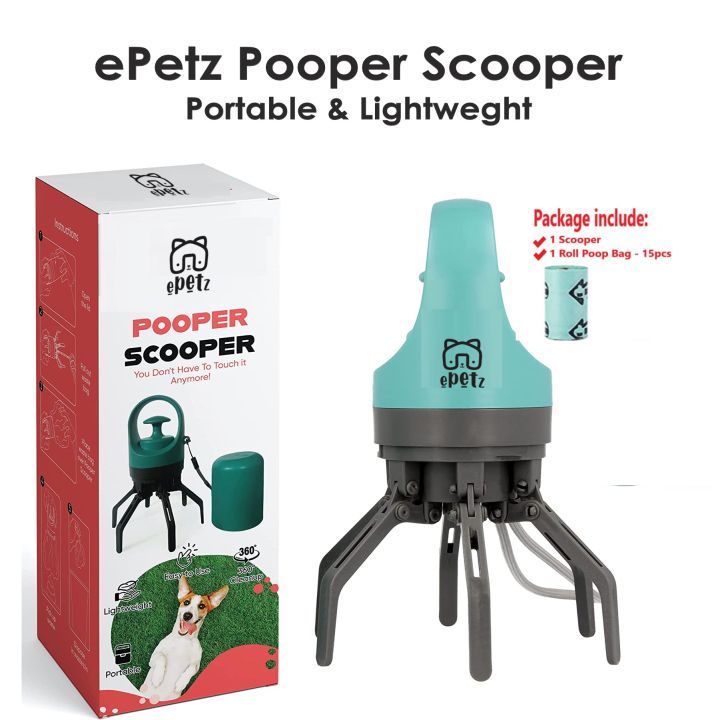 [ Ready Stock ] ePetz Portable POOPER SCOOPER Pet Small Dog Cat Poop