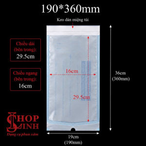 (200cái/Hộp) Size lớn TÚI ĐỰNG DỤNG CỤ đựng kiềm túi ép nhiệt có keo dán sẵn mặt ngoài bằng nhựa CPP Duy Linh Shop.