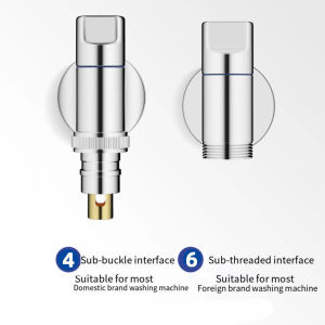 Stop Kran Single Stainless Keran Air Mesin Cuci Otomatis Menghentikan Air Anti Ledakan