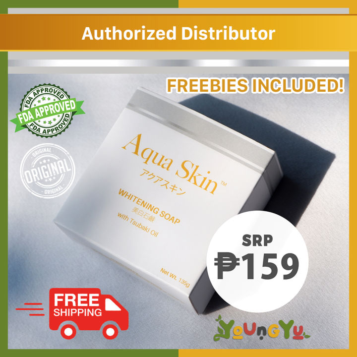 Original Aqua Skin Whitening Soap Authorized Distributor COD