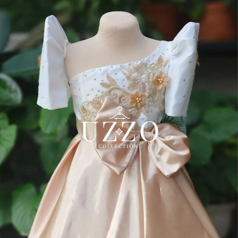 Modern Filipiniana Venus for Kids Ball gown with Petticoat Buwan ng Wika  Wedding Graduation | Lazada PH