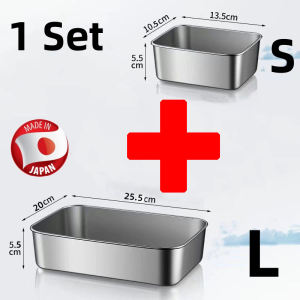304 Stainless steel Fresh Keeping box for adult food storage container Stainless unch box food storage organizer