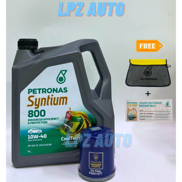 Petronas Syntium 800 10W40 Semi Synthetic SN/CF Engine Oil 4L #10w40 ...