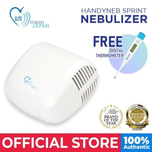 Indoplas Elite Tokyo Japan Handyneb Sprint Nebulizer - FREE Digital Thermometer