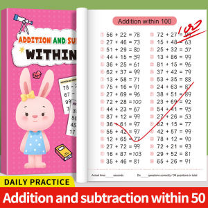 Addition and Subtraction Within 100 Math Workbook Oral Arithmetic Practice for Early Math Learning