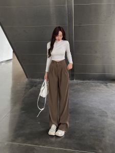 Quần suông nữ cạp cao chất GOLD - 247StoreFashion - Quan929_P0K29.30