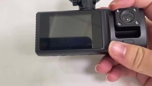 KARSOUL Dash Cam 3 Channel Dashcam Front and Rear Insidefor CarsWiFi Dash Camera with Night Vision G-Sensor Loop Recording Dirving Recorder Dashboard Camera