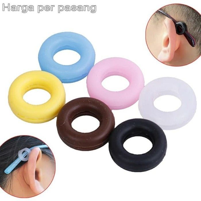 Ear Hook Anti Slip Kaitan Gagang Kacamata Model Bulat Best Lazada