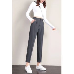 Quần Vải Nữ Công Sở Dáng Baggy Ống Đứng Kiểu Mới  Quần Tây Nữ Lưng Cao