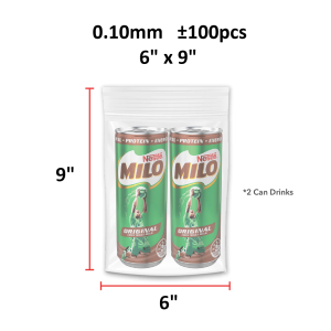 0.10mm / 0.12mm / 0.16mm / 0.20mm ±10s Zipper Plastic Bag