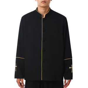 เสื้อแจ็คเก็ตนักบวชชายเสื้อแจ็คเก็ตนักบวชนักบวชนักบวชนักบวชนักบวชเสื้อแขนยาว