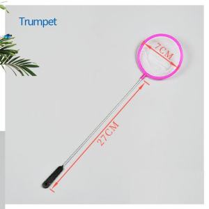 Aquarium Fish Net Fish Tank Shallow Mesh Net Artemia Sieves Long Handle Super Dense Mesh Fish Net For Daphnia&Guppy etc.
