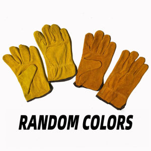 Runvictor Leather Welder Gloves Cowhide Fleece Lined Heat Insulated Welding Safety Mitts Industrial Furnace Handling Glove