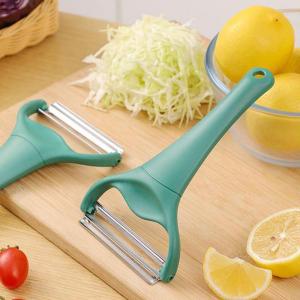 Stainless Steel Vegetables Fruit Peeler Handheld Double-headed Cabbage Slicer Shredder Vegetable Potato Cucumber Chopper