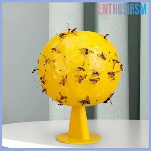 【Enthusiasm】🌟🌟【Hot Sale】🎈 Sticky Traps Flying Insects Traps Ball Effective Fly Catcher Killer Fruit Fly Killer For Plants Catching Fruit Insects