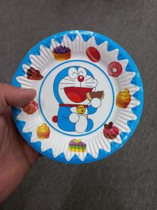 50 cái Dĩa giấy in hoạt hình 14cm