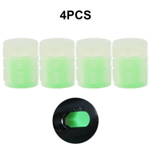 Universal Luminous Tire Valve Cap Car Wheel Hub Glowing Dust-proof Decorative Tyre Rim Stem Adapters Motorcycle Bike Covers Accessories