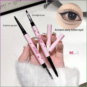 Eyeliner Gel Pen No Makeup Removal No Smudging Lasting Eyeliner Beginner Brush Waterproof Anti-staining