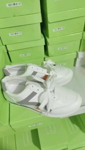 Womens White Shoes 2025 Spring New Student Korean Style Color Block Forrest Gump Sneakers Simple Fashion Casual Shoes